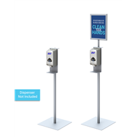 Hand Sanitizer Stand with Customized Sign