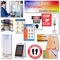 Reopening Signage and Safety Products -  Premium Package