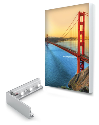 Fabric Prints - Charisma SEG™ Slim Profile Light Box Frames for Wall Mounting