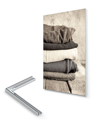 Fabric Prints - Charisma SEG™ Slim Profile Mini Frames for Wall Mounting